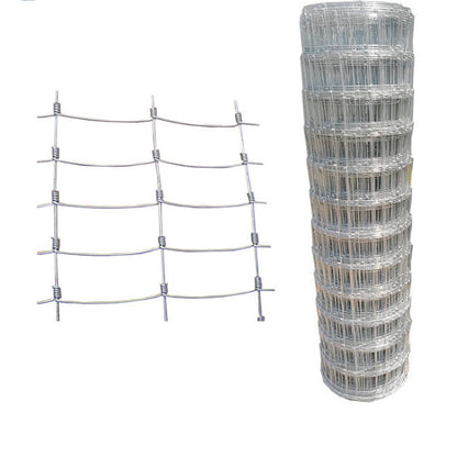 HOT DIP GALVANIZED FIELD MESH/ Dog mesh -1150mm x 50m, 15cm hole width