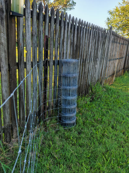 HOT DIP GALVANIZED FIELD MESH/ Dog mesh -1150mm x 50m, 15cm hole width