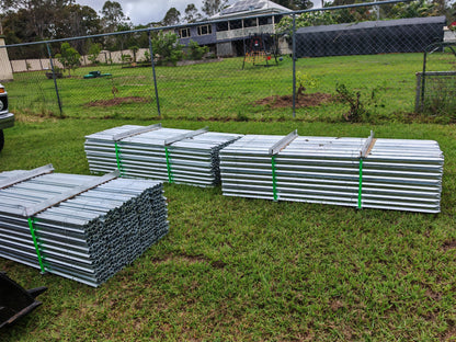 400 pcs package 1.8m long Hot dip galvanised star pickets-$3080