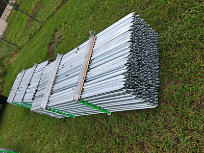 400 pcs package 1.8m long Hot dip galvanised star pickets-$3080