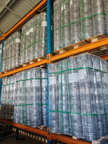 HOT DIP GALVANIZED FIELD MESH/ Dog mesh -1150mm x 50m, 15cm hole width