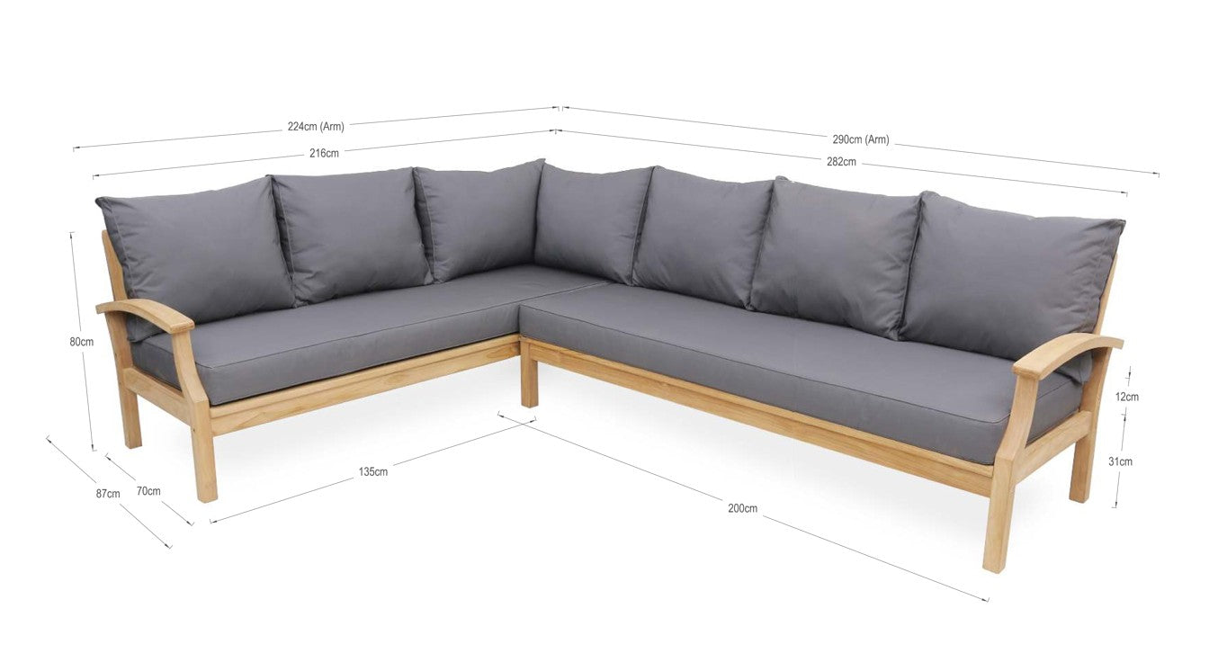Lombok corner lounger
